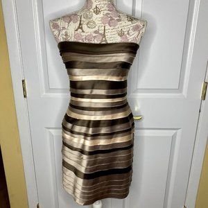 Petite BCBGMaxAzria Tiered Cocktail Dress